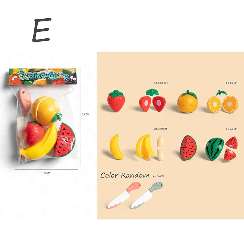 Kids Pretend Play Kitchen Set β Simulation Fruits and Vegetables Toys