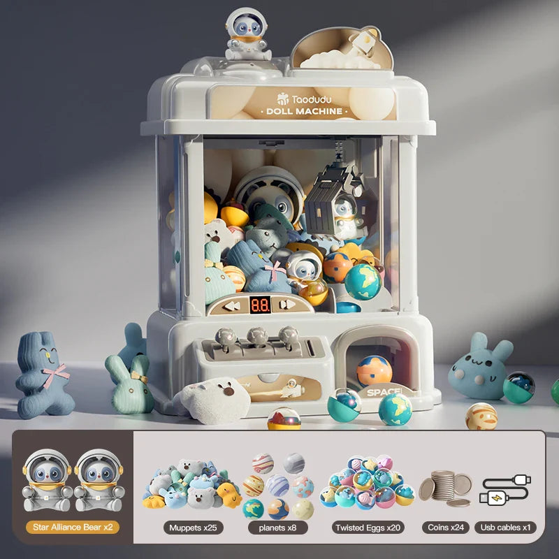 Space-Themed Claw Machine Toy