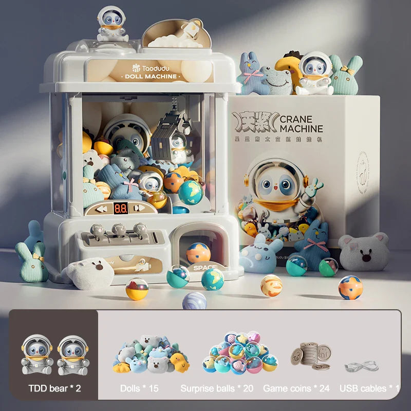 Space-Themed Claw Machine Toy